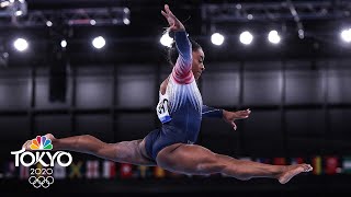 Simone Biles wins beam bronze in remarkable comeback Full Routine  Tokyo Olympics  NBC Sports [upl. by Corine]