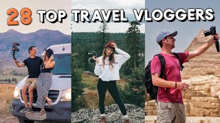 28 TOP TRAVEL VLOGGER channels to follow [upl. by Melas799]