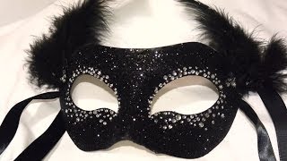 Masquerade Mask quot Night Skyquot DIY [upl. by Odnumde]