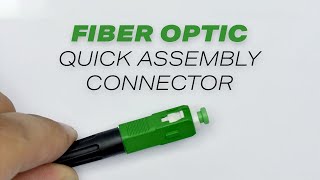 Fiber optic quickassembly connector Ultimode ESC925T [upl. by Ahterod]