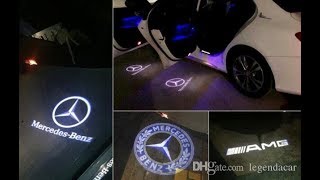 Mercedes C300  Welcome Door light Install [upl. by Ogaitnas]