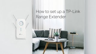 How to set up a TPLink Range Extender [upl. by Ahsineg15]