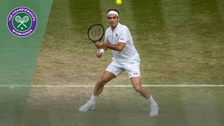 Roger Federer vs Matteo Berrettini Wimbledon 2019 Fourth Round Highlights [upl. by Zildjian]