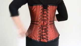 Corsets365  How to self lace a corset [upl. by Ciel317]