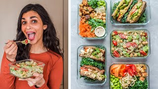 HEALTHY VEGAN LUNCHES FROM MONDAY TO FRIDAY  PDF guide [upl. by Ssidnac]