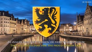 Regional Anthem of Flanders NLEN lyrics  Volkslied van Vlaanderen [upl. by Napoleon]