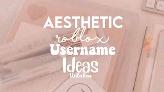 ♡Aesthetic Roblox username idea untaken part 1♡ [upl. by Giorgia]