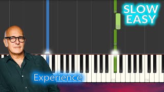 Ludovico Einaudi  Experience SLOW EASY Piano Tutorial [upl. by Cull78]