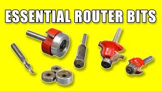 5 Essential Router Bits  Woodworking For Beginners 34 [upl. by Eleets]