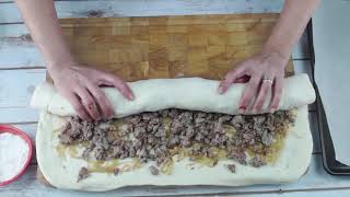 Sicilian Sausage Bread Bignolati [upl. by Hallimaj]