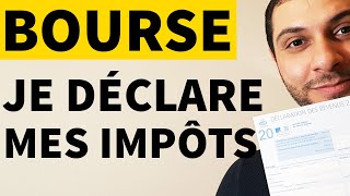 Comment déclarer ses gains boursiers aux impôts  fiscalité compte titre [upl. by Yentruoc]