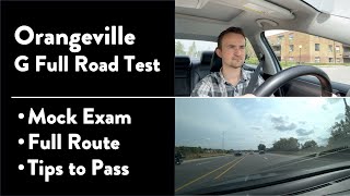 Orangeville G Full Road Test  Full Route amp Tips on How to Pass Your Driving Test [upl. by Lenoil383]