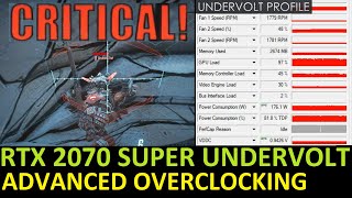 RTX 2070 Super Undervolting  OC Lower Power Lower Noise Higher Performance [upl. by Adel]