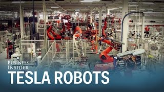 Meet Iceman and Wolverine — the 2 coolest robots in Teslas factory [upl. by Brinkema]