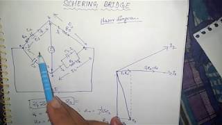 Schering bridge with Phasor diagram [upl. by Edmead382]