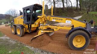 Motor Grader Big Road GradingSkilled operator [upl. by Portie3]