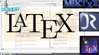 Tutorial Setup LaTeX environment MiKTeX TeXstudio JabREF IEEE template [upl. by Tteve947]