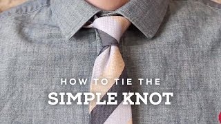 How to Tie a Perfect Simple Knot [upl. by Ardnalac]