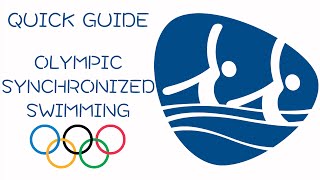 Quick Guide to Olympic Synchronized Swimming [upl. by Deirdre]