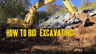 How to Bid Excavating and Grading [upl. by Inattirb729]