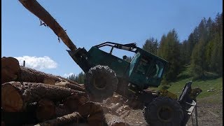 EXTREME MACHINE TIMBERJACK 460 SKIDDER Métier de lextrême [upl. by Nimrac]