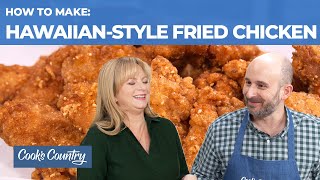 How to Make Crispy Savory HawaiianStyle Fried Chicken [upl. by Aisinut515]