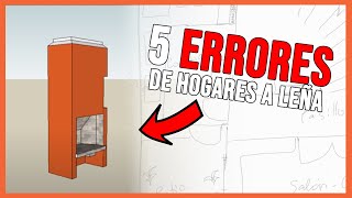 5 Problemas Constructivos del Hogar a Leña Parrilla o Quincho [upl. by Jarrad]