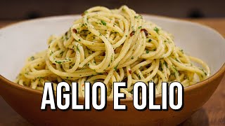 Spaghetti Aglio E Olio  Garlic And Oil Pasta Recipe [upl. by Soracco]