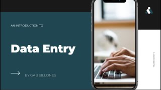 Basics of Data Entry  Introduction to Virtual Assistance [upl. by Eneleahs443]