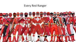 Every Red Power Ranger MMPR  Dino Fury [upl. by Viradis]