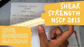 Shear Strength – The Basics NSCP 2015 – Reinforced Concrete Design TAGALOG [upl. by Eardnoed18]