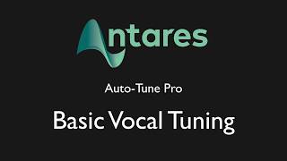 Tutorial  AutoTune Pro  Basic Vocal Tuning [upl. by Neema588]