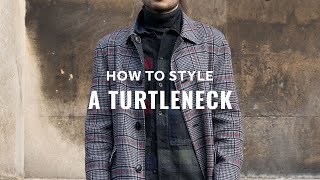 How To Style A Turtleneck For Men [upl. by Ahsieyk655]