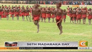 Maasai Morans traditional dance performance during Madaraka Day [upl. by Beitch]