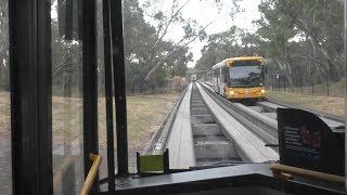 A complete ride on Adelaides OBahn Busway Tea Tree Plaza  City via OBahn Tunnel [upl. by Pokorny126]