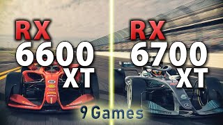 RX 6600 XT vs RX 6700 XT  Test in 9 Games  1080p 1440p [upl. by Clintock597]