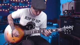 Eastwood Guitars MRG Baritone Guitar demo with RJ Ronquillo [upl. by Harshman168]