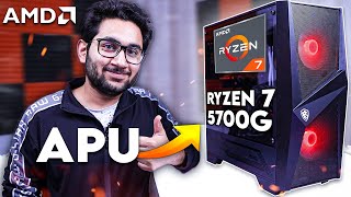 AMD Ryzen 5700G APU PC Build  Gaming Editing amp Benchmarks [upl. by Alrep161]