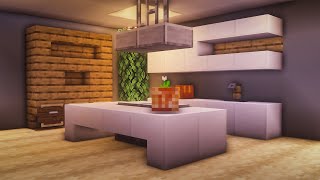 Minecraft How to Build a Modern Working Kitchen [upl. by Rori]