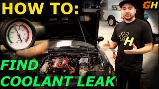 The RIGHT Way to Find A Coolant Leak [upl. by Haakon]