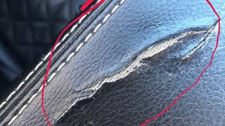 ArmrestConsole repairreplace vinyl cover 2017 Nissan Maxima [upl. by Glenine]