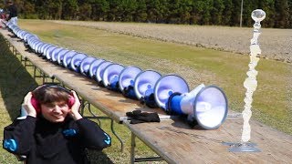 Breaking Glass Using Only Megaphones [upl. by Teews576]