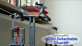 LEGO Detachable Chairlift  Ochsengipfel Express [upl. by Aerdnu]