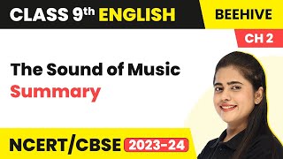 The Sound of Music Part 1  Class 9 English Beehive Chapter 2 Evelyn Glennie Summary [upl. by Ahsii]