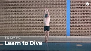 How to Dive into a Swimming Pool  Front Crawl [upl. by Sharpe215]