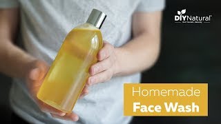 Homemade Face Wash A Natural DIY Face Wash Recipe [upl. by Adnilim434]