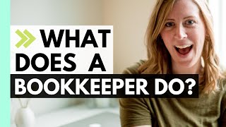 WHAT DOES A BOOKKEEPER DO Job description [upl. by Eirrod428]