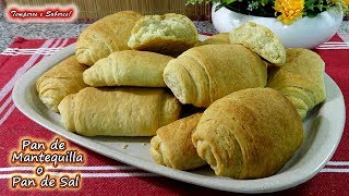 PAN DE MANTEQUILLA PAN DE SAL mi receta venezolana y latina muy fácil [upl. by Evalyn581]