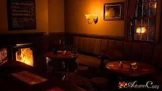 COZY PUB AMBIENCE Rain Sounds Soft Chatter Rain Creaking [upl. by Cagle82]