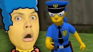 MARGE SIMPSON JOINS THE POLICE  Simpsons Hit and Run [upl. by Swords]